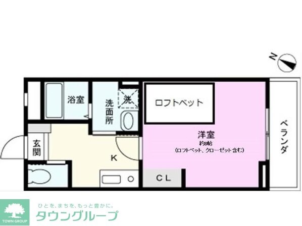 シクレッツァカーサKTの物件間取画像